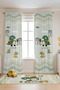 Rainbow Dinosaur Safari Patterned Children's Baby Room Background Curtain (Single Wing Pricing)