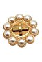 Angel Bag Accessory 6 cm Pearl Round Light Gold Lock