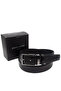 Black Leather Men's Belt Pc-2209Kx7F