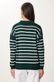 Women's Dark Green Polo Collar Crop Knitwear Sweatshirt US00293 - 4
