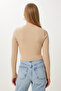 Women's Biscuit Basic Crop Knitwear Sweater Mx00248 - 6