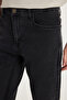 Men's Regular Fit Washed Distressed Stretch Jeans Straight Leg Tapered Black Jean Pants - 3