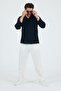 Linen Textured Oversize Men's Shirt Black - 6