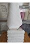 White 100% Cotton 50X90 cm 4 Pieces Hotel Group Hand and Face Towels - 4