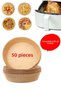 Airfryer Baking Paper - 50 Pieces, Square Plate Model, Oil Paper