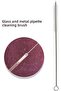 Long Lasting and Effective! Set of 3 Stainless Steel Straw Cleaning Brushes - 8