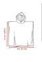 Outlet Export 100% Cotton Girls' and Boys' Sea, Beach, Pool, Bath Towel Poncho Patterned / Pink - 4