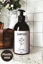 2-Piece Amber Shampoo Shower Gel Mica Plastic Bottle Set Bath Organizer 500ml - 2