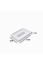 Granite Solid Soap Dish White - Composite. - 8
