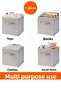 2 Pieces - Closet Laundry Toy Organizer Without Lid Storage Box Organizer 30X30X30 cm