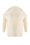 Krem Cut Out Detaylı Triko Kazak TBBAW23AN00025 - 5