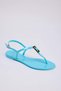 Baby Blue Jelly Flip Flops Women's Sandals Takss25Sd00065 - 2