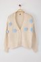Stone Soft-Textured Rose Detail Knit Cardigan TWOAW25HI00207 - 6