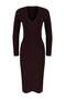 Wardrobe Essentials Brown Premium/Special Yarn Midi Knitwear Dress |   Twoaw26El000070 - 5
