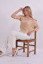 Knitwear Blouse Summer Pullover Lace Openwork Ethnic Pattern Bat Sleeve Boat Neck Pareo Women's Blouse - 6