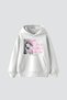 Mental Health Printed Oversize Unisex White Hoodie