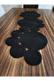 Black Multi-Purpose Hand Sewing Runner – 105×34 cm Table, Console & Coffee Table Cover - 4