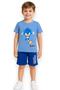 Boys' Sonic Printed Crew Neck T-Shirt - Shorts Set
