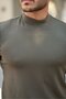 Men's Thin Line Textured Short Sleeve T-Shirt - 5
