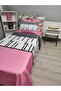 4 Piece Pink Piano Single Pique Bedspread Set (100% Cotton 120X200 with Embedded Sheets) - 4