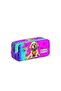 Kids Purple Pink Dog Patterned Two-Compartment Pencil Case 12082 - 2