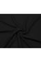 En150 Double En Black Crepe Fabric Dress, Skirt, Ferace, Tunic, Top Coat, Trousers, Vest, Suit, Jacket - 3