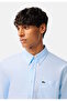 Hemd Langarmhemd mit Button-Down-Kragen und Brusttasche - 2