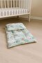 Cotton Park Crib Opening Cushion and Baby / Child Pillow Green Crescent and Star