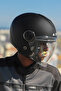 CLASSY MAT SİYAH KASK - 7