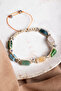 Certificate Gemini Sign Natural Stone Macrame Adjustable Bracelet - 2