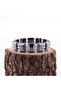 Certified Hematite - Pink Opal Natural Stone Rolex Bracelet 15 Mm B754 - 3