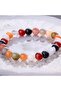 Certified 9-Piece Agate Natural Stone Bracelet - 8 mm B760 - 2