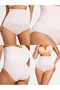 Biloba Model High Waist Anti-Slip Silicone Firming High Waist Slip Corset White Color - 6