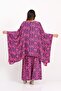 Markano Pink Patterned Shirt Trousers Double Suit - 5