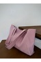 Pink Canvas Handbag Shoulder Bag - Waterproof Fabric - Tote Cloth Handbag and Shoulder Bag - 5