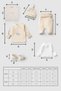6-Piece Organic Cotton Hospital Discharge Set Large Cotton - 5