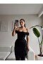 Liana Drape Collar Midi Dress Hijab Zoemisskısapulpalet, M - 3