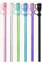 1 Piece Stanl. 40 oz Tumb. Glitter Straw and Straw Cover Stopper for Thermos, 30.5cm Length/10Mm Diameter
