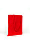 Raw Cloth Bag 35X40 cm Red Color - 100% Cotton - 3