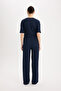 Bürümcük Pants Wide Leg Wide Loose Leg Elastic Waist C0200Ax25Sp - 6