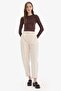 Carrot Fit Gabardine Trousers E5963Ax25Sp