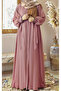 Mevlana Belted Flared Ferace - 3