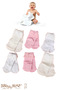 Cotton 6-Piece Newborn Angel Wings Baby Socks - 5