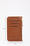 Taba Shk101 Faux Leather Card Holder Wallet with 6 Card Holders and Zippered Coin Compartment - 3