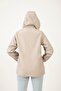 Sports Women's Stone Waterproof and Wind-Resistant Lined Hooded Raincoat - Windbreaker - 4