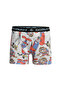 Boy's 6-Piece Combed Cotton Boxers with Elastic Waist and Mixed Patterns - 6