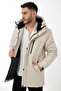 Men's Stone Fleece Fur Water and Windproof Hooded Winter Coat & Coat & Parka - 2