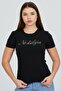 Black Cotton Stone Detailed Basic