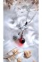 Steel Necklace with Cherry Branch Figure - 5