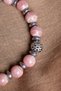 Certified Rhodochrosite-Hematite Natural Stone Bracelet with Silver Apparatus - 6